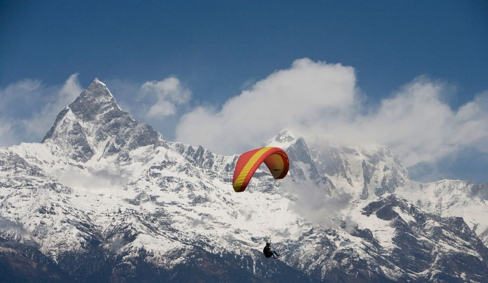 paragliding in pokhara